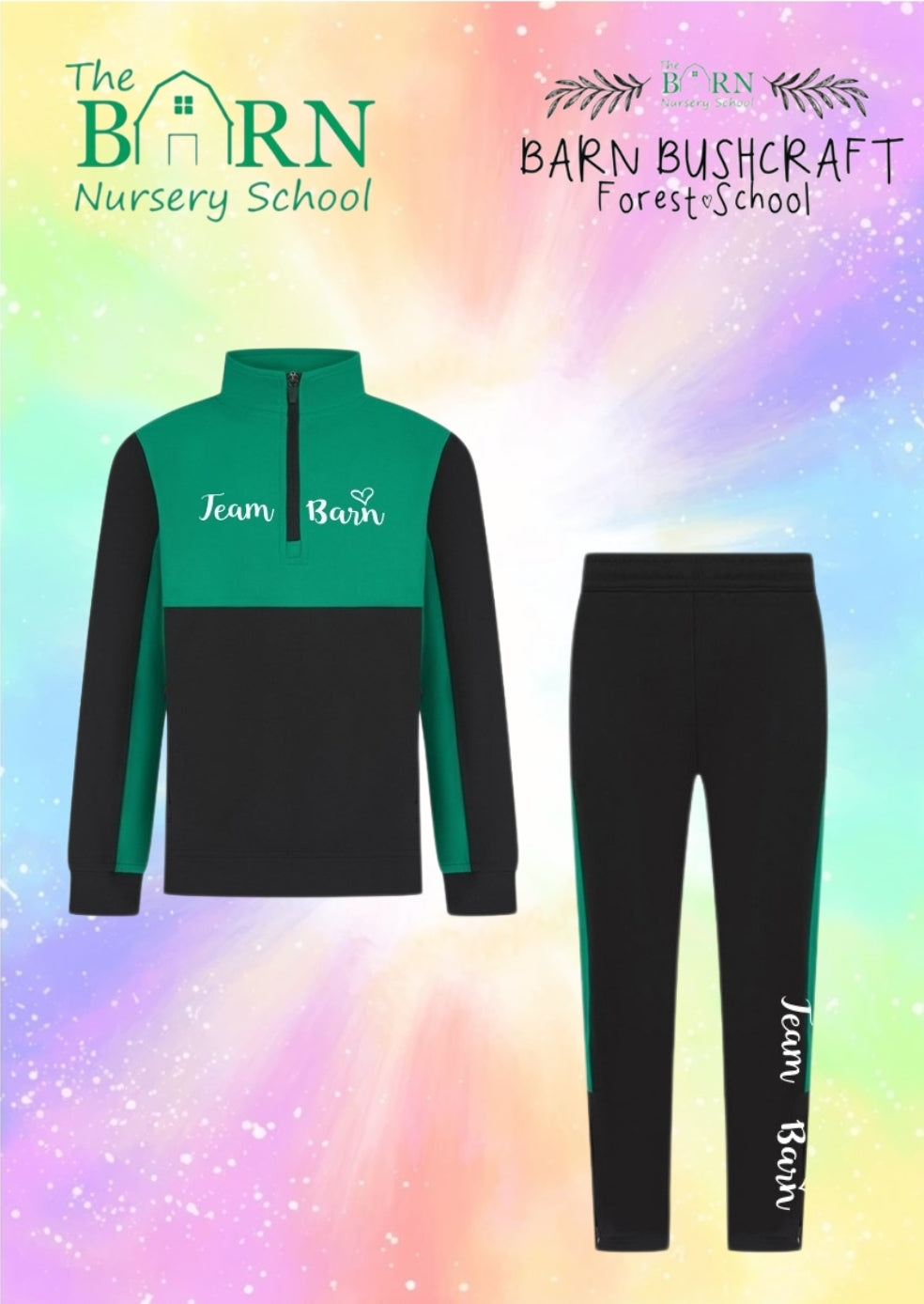 The Barn 1/4 Zip Tracksuit Bottoms - From age 3 NEW