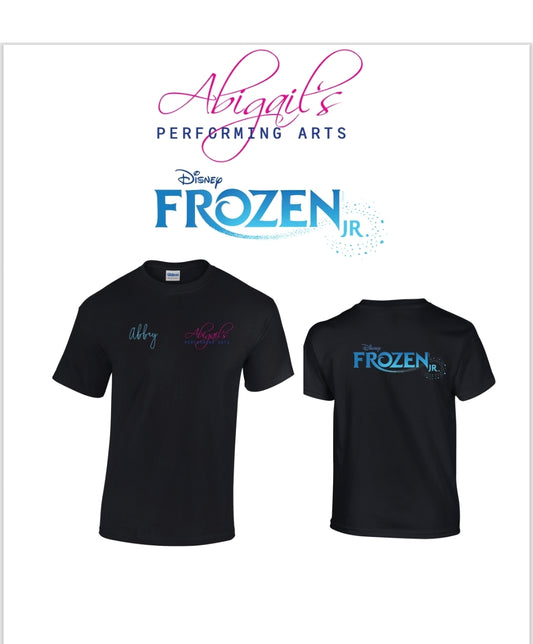 ABIGAIL'S PERFORMING ARTS FROZEN JR THE MUSICAL T-SHIRT (ALL SIZES)
